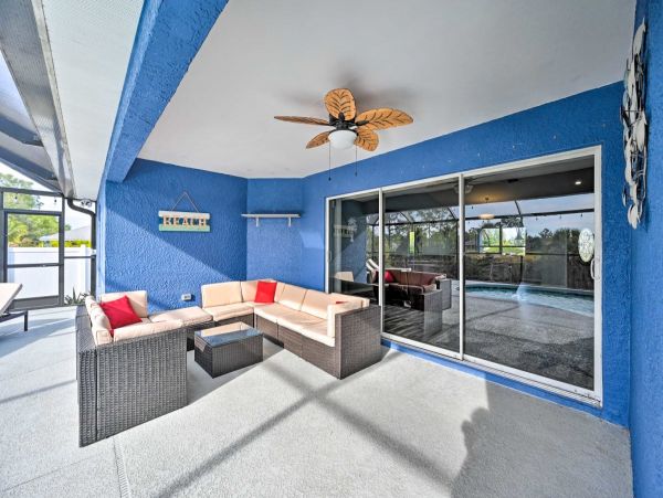 Cape Coral Vacation Home with Private Caged Pool