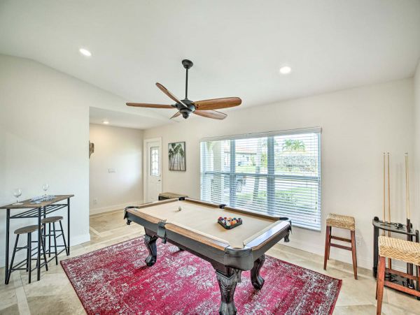 Cape Coral Vacation Rental Private Caged Pool & Canal View