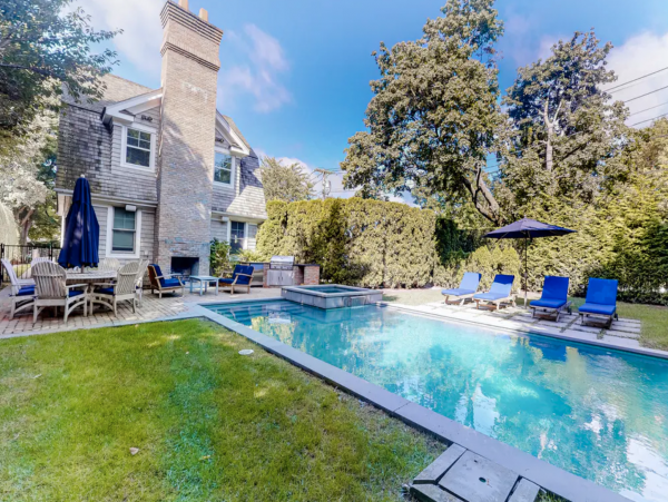 Luxury Vacation Home with Heated Pool in Southampton NY