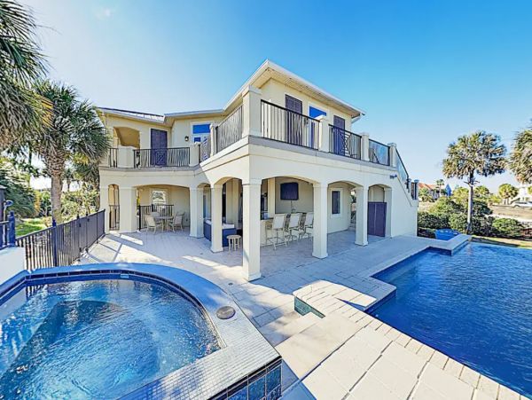 Beach-Side Gulf View Vacation Home in Perdido Key Sleeps 16