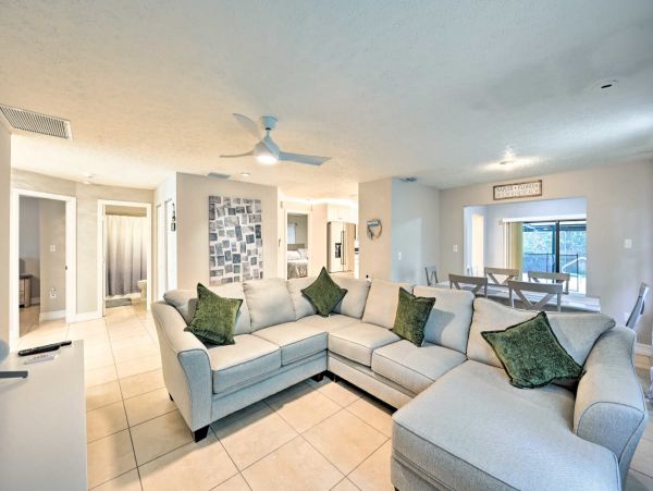 Walk to Beach Naples Vacation Home with Pool