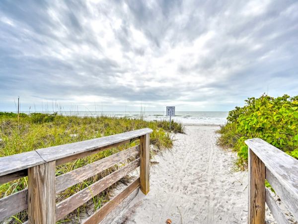Walk to Beach Naples Vacation Home with Pool