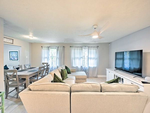 Walk to Beach Naples Vacation Home with Pool