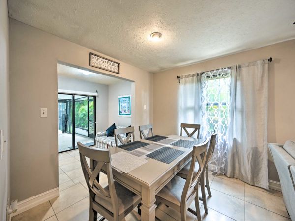 Walk to Beach Naples Vacation Home with Pool
