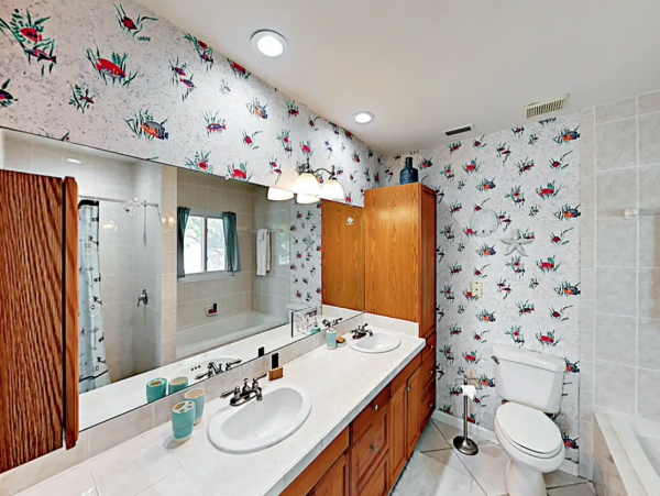 Indian Rocks FL Colorful Beach Home with Canal Front Pool