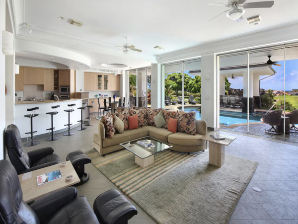 Three Bedroom Golf Course View Vacation Home in Koloa