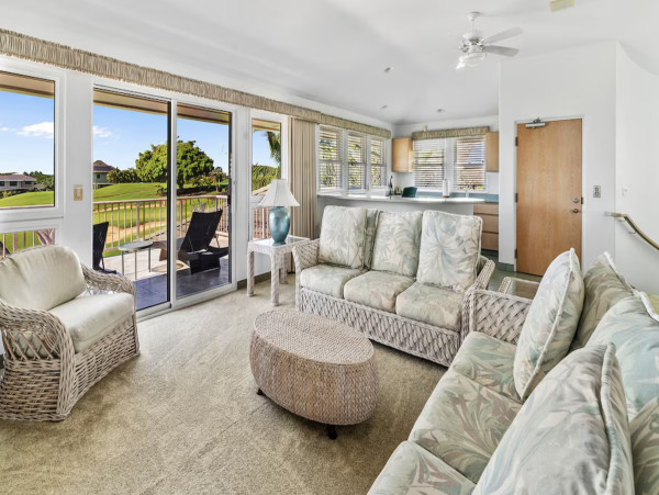 Three Bedroom Golf Course View Vacation Home in Koloa