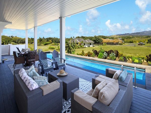 Beautiful Three Bedroom Home in Upscale Poipu Beach Sleeps 8