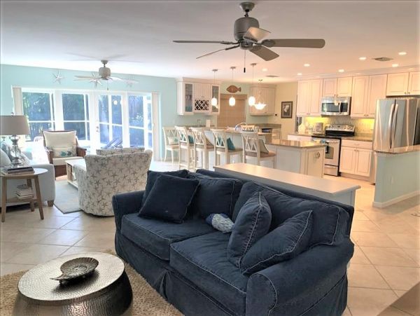 Sanibel Vacation Home with Pool Three Bedrooms Walk To Beach