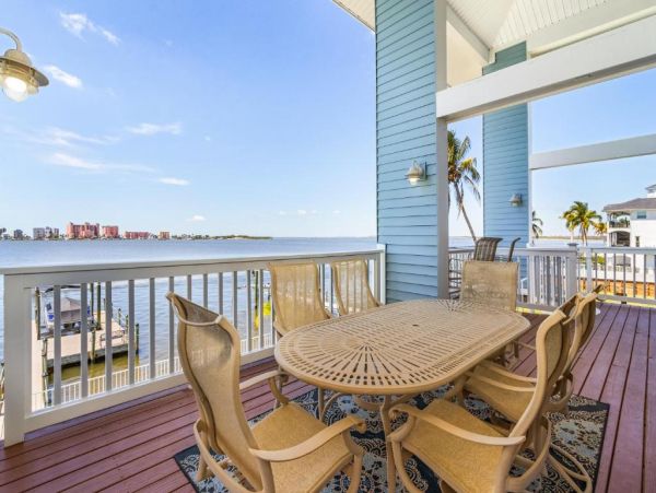 Fort Myers Beach 6-Bed Waterfront Home with Pool & Dock