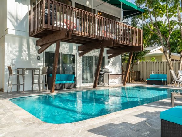 Waterfront 7 Bedroom Vacation Duplex in Fort Lauderdale