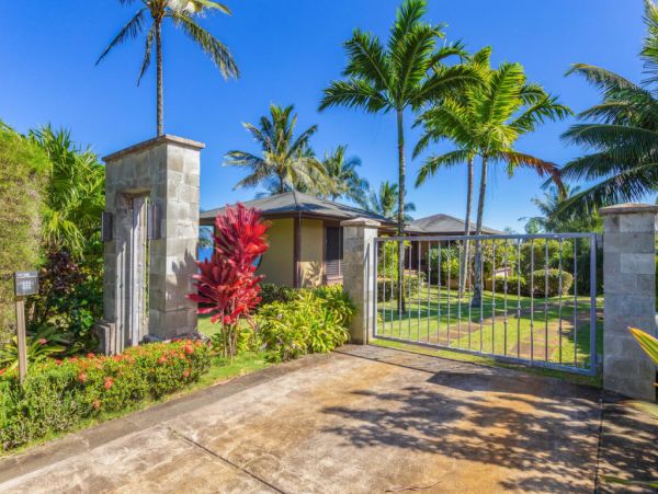 Luxury Kauai Villa Beach Path From Property Leads to the Beach!!!