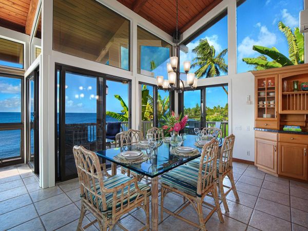 Poipu Beachfront Vacation Rental - Luxury 5-Bedroom Kauai Oceanfront Home