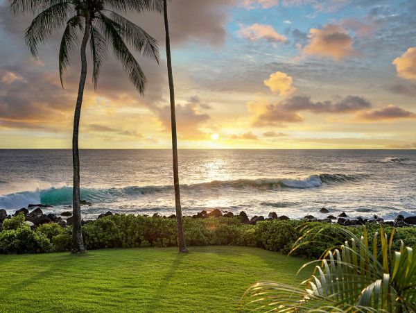 Poipu Beachfront Vacation Rental - Luxury 5-Bedroom Kauai Oceanfront Home