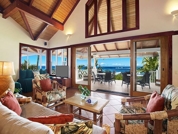 Poipu Beachfront Vacation Rental - Luxury 5-Bedroom Kauai Oceanfront Home