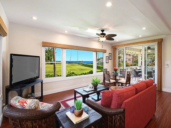 Koloa Vacation Rental Steps from Poipu Beach and Brennecke’s