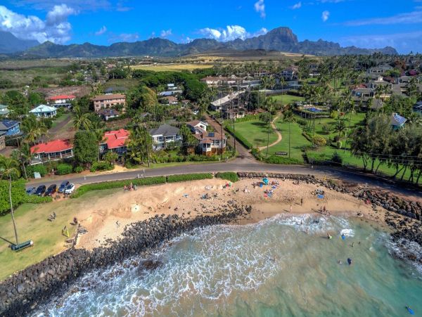 Koloa Vacation Rental Steps from Poipu Beach and Brennecke’s