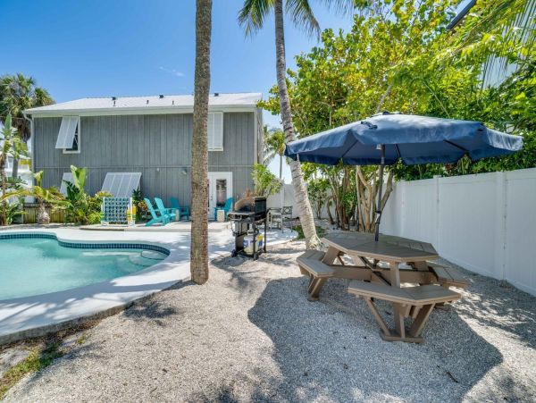 Holmes Beach Vacation Rental with Heated Pool Four Bedrooms