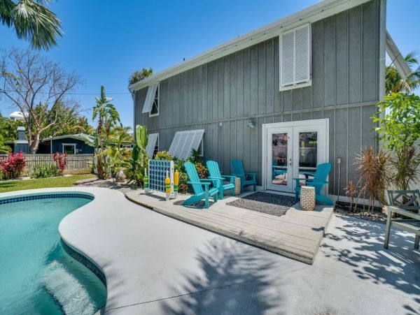 Holmes Beach Vacation Rental with Heated Pool Four Bedrooms
