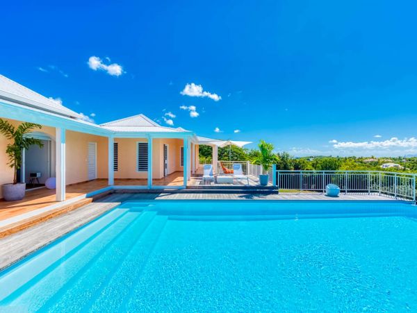 Saint Maarten Vacation Home Six Bedroom Ocean View Sleeps 14