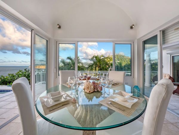 Saint Martin Breathtaking Villa on a Cliff with Pool & Impeccable Ocean Views
