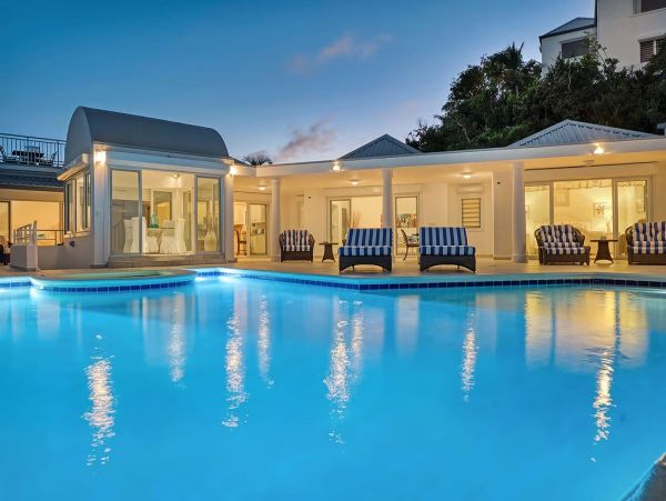 Saint Martin Breathtaking Villa on a Cliff with Pool & Impeccable Ocean Views