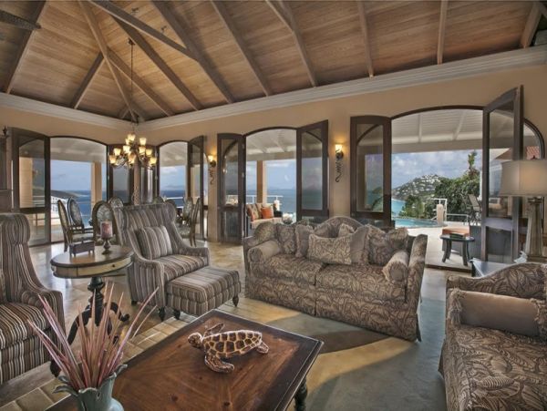 Oceanfront St. Thomas Vacation Home Five Bedroom