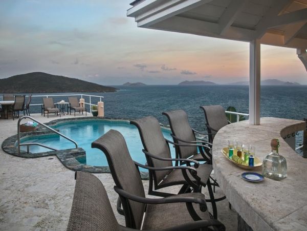 Oceanfront St. Thomas Vacation Home Five Bedroom