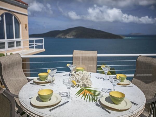 Oceanfront St. Thomas Vacation Home Five Bedroom