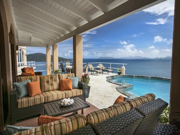 Oceanfront St. Thomas Vacation Home Five Bedroom
