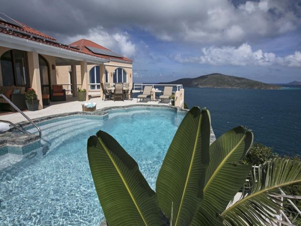 Oceanfront St. Thomas Vacation Home Five Bedroom
