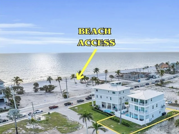 New Arrival Fort Myers Steps to Beach  Getaway with Private Beach Access and Gulf Views & Pool!