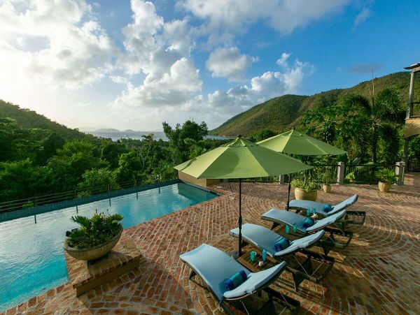 Magnificent St John Villa Perched Above the North Shore