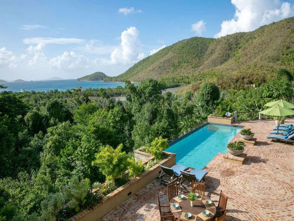 Magnificent St John Villa Perched Above the North Shore