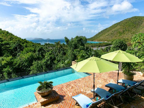 Magnificent St John Villa Perched Above the North Shore
