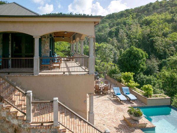 Magnificent St John Villa Perched Above the North Shore