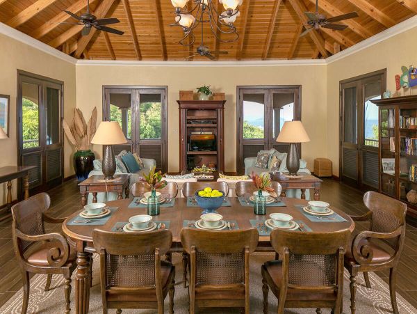 Magnificent St John Villa Perched Above the North Shore