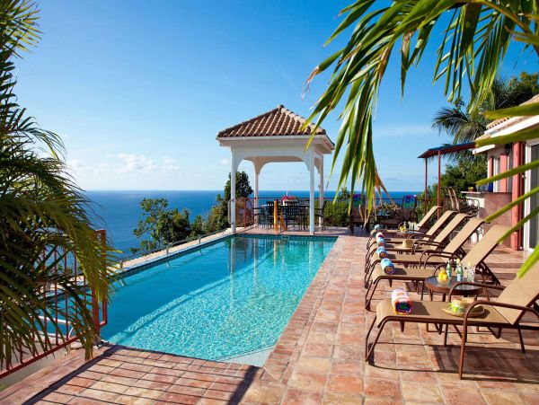St John Stunning Ocean Views 6 Bedroom Vacation Pool Villa