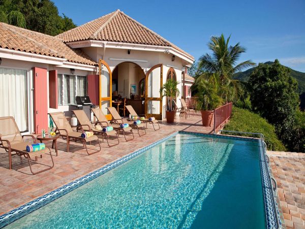 St John Stunning Ocean Views 6 Bedroom Vacation Pool Villa