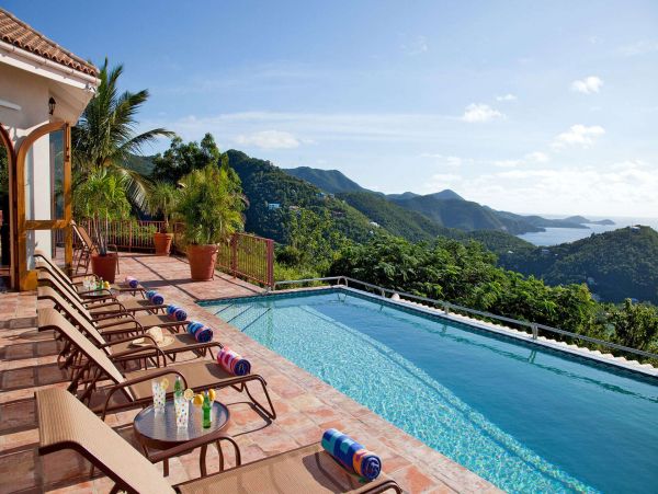 St John Stunning Ocean Views 6 Bedroom Vacation Pool Villa