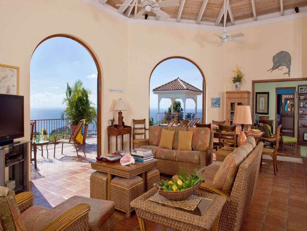 St John Stunning Ocean Views 6 Bedroom Vacation Pool Villa