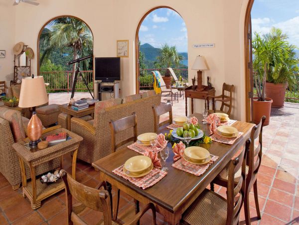 St John Stunning Ocean Views 6 Bedroom Vacation Pool Villa