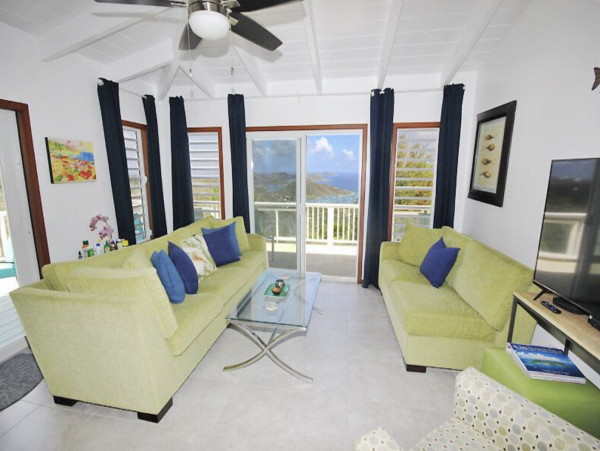 St. John Charming Two Bedroom Sea View Villa
