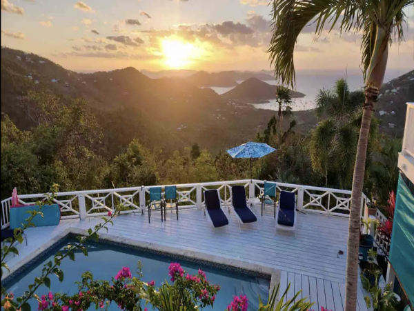 St. John Charming Two Bedroom Sea View Villa