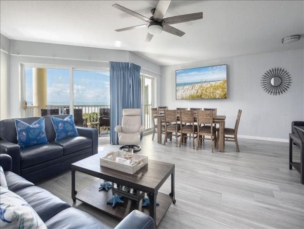Treasure Island Beachfront Vacation Rental Luxury Condo 3-Bedroom