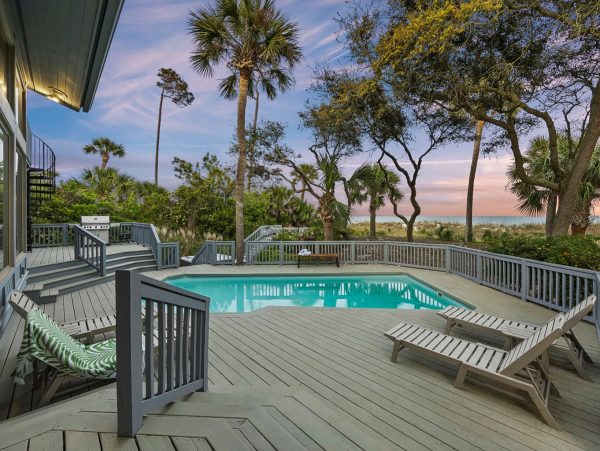 Oceanfront Six-Bedroom Home With Private Pool in Hilton Head