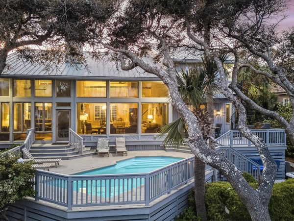 Oceanfront Six-Bedroom Home With Private Pool in Hilton Head