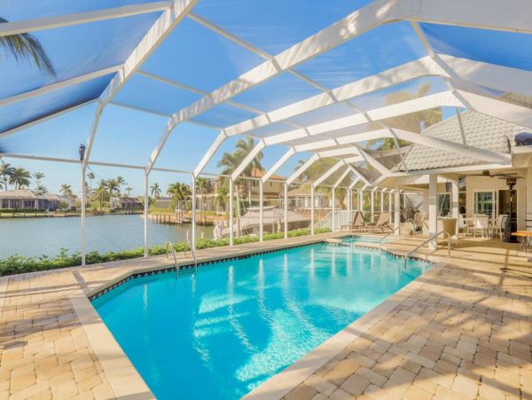 Walk to Beach Marco Island Vacation Home Sleeps Eight Guests