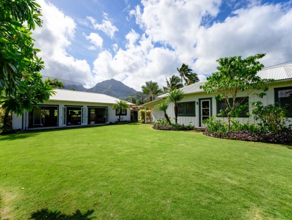 Hanalei Four Bedroom Beachfront Vacation Rental Home