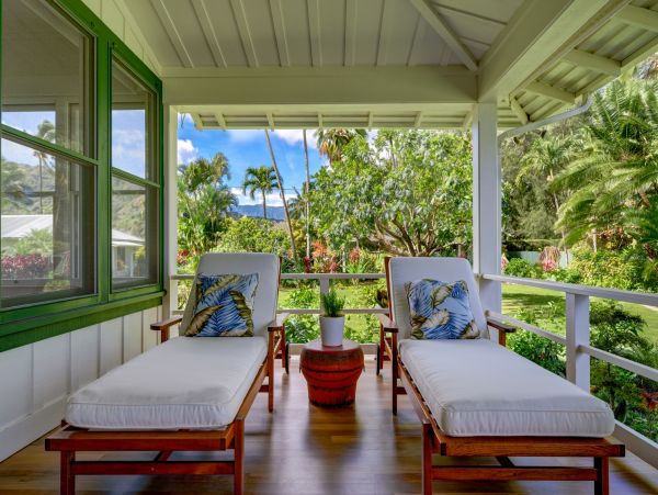 Hanalei Four Bedroom Beachfront Vacation Rental Home